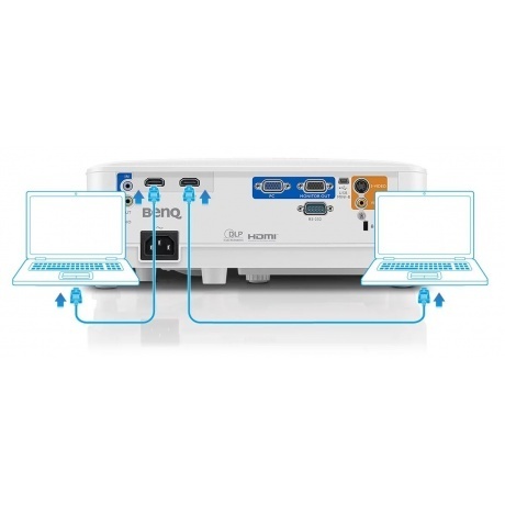 Проектор BenQ MX550 white (9H.JHY77.1HE) - фото 9