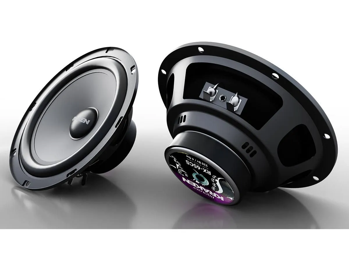 Колонки автомобильные Prology RX-65CS 220Вт 90дБ 4Ом 16.5см (6 1/2дюйм) (ком.:2кол.) компонентные двухполосные - фото 5