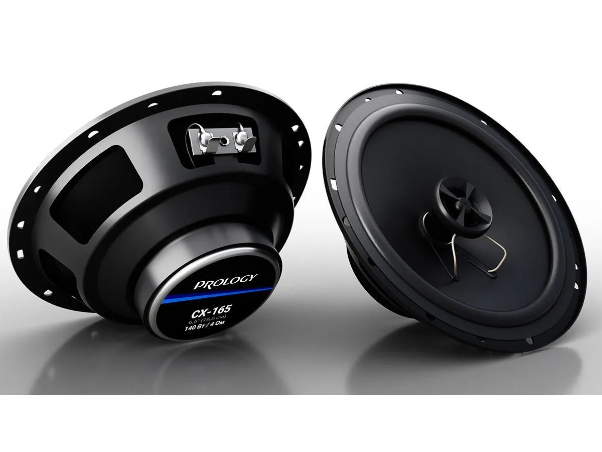 Колонки автомобильные Prology CX-165 140Вт 89дБ 4Ом 16см (6.5дюйм) (ком.:2кол.) коаксиальные двухполосные - фото 3