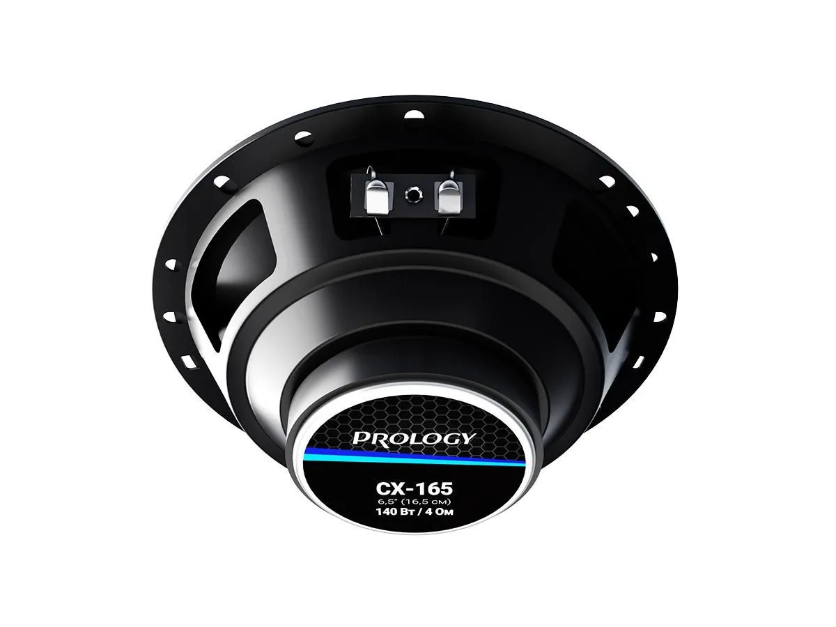 Колонки автомобильные Prology CX-165 140Вт 89дБ 4Ом 16см (6.5дюйм) (ком.:2кол.) коаксиальные двухполосные - фото 8
