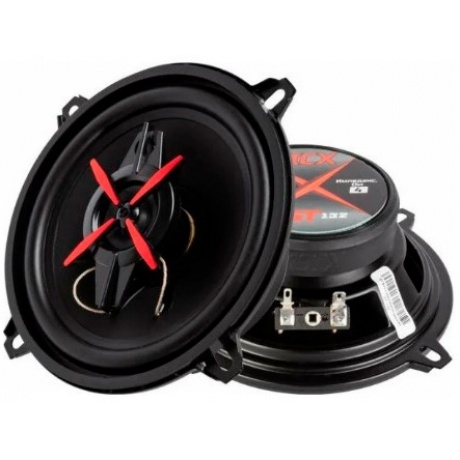 

Колонки автомобильные Kicx ST 132 80Вт 89дБ 4Ом 13см (5дюйм) (ком.:2кол.) коаксиальные трехполосные