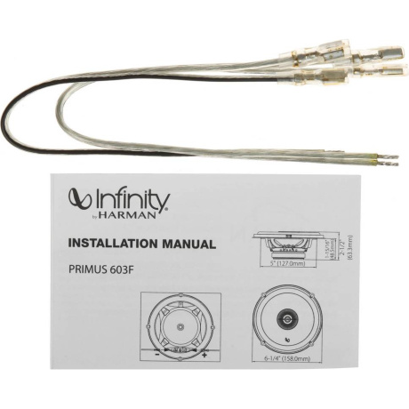 Автоакустика коаксиальная Infinity PRIMUS 603F - фото 3