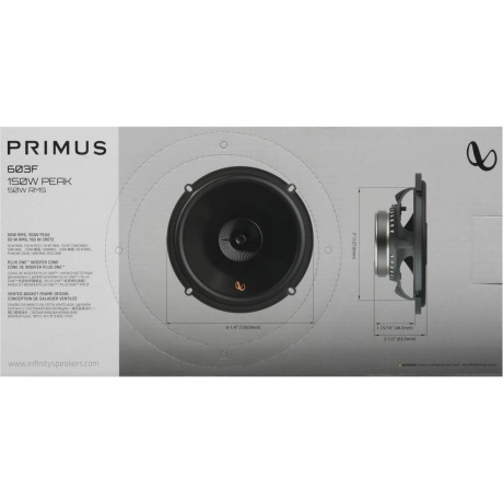 Автоакустика коаксиальная Infinity PRIMUS 603F - фото 5