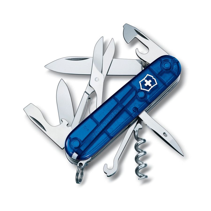 Нож Victorinox Climber 1.3703.T2 Translucent Blue нож victorinox swisschamp 1 6795 t2