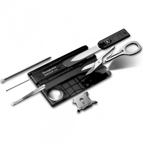 Мультитул Victorinox SwissCard Lite 0.7333.T3 Translucent Black - фото 2