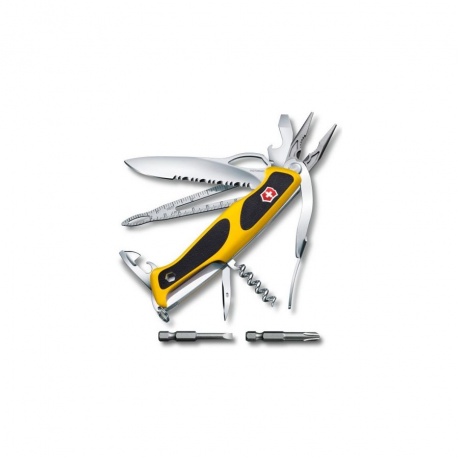 Нож Victorinox RangerGrip Boatsman 0.9798.MWC8 Yellow-Black - фото 1