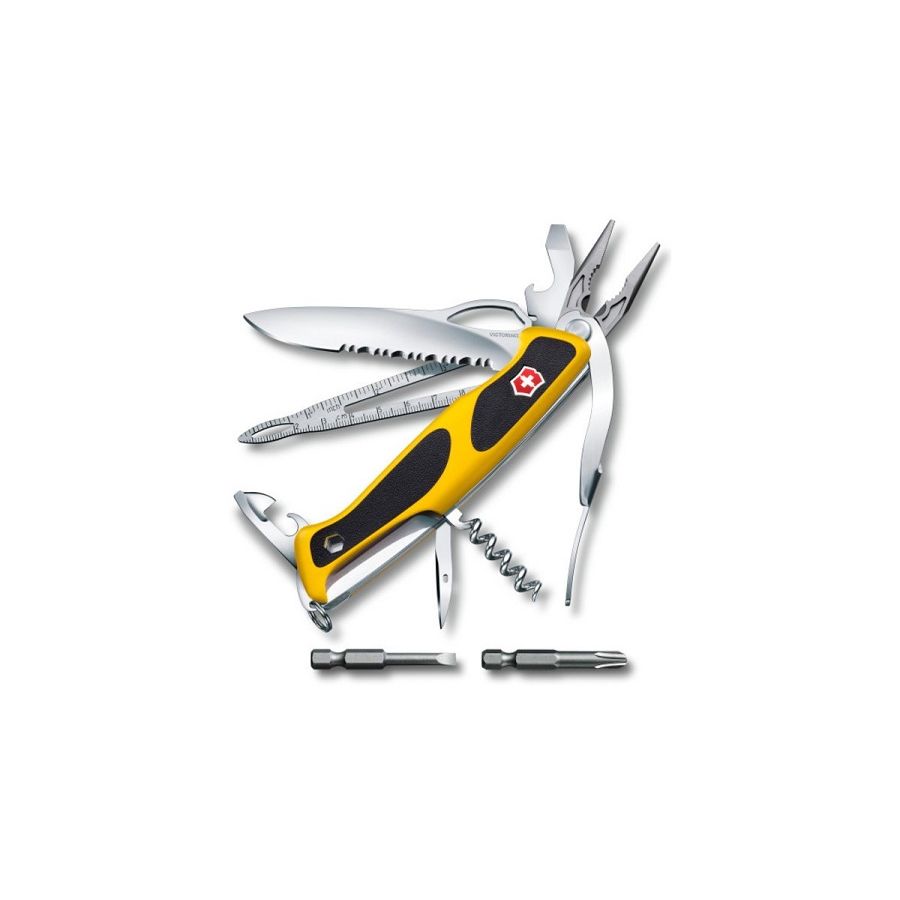 Нож Victorinox RangerGrip Boatsman 0.9798.MWC8 Yellow-Black нож швейцарский 13в1