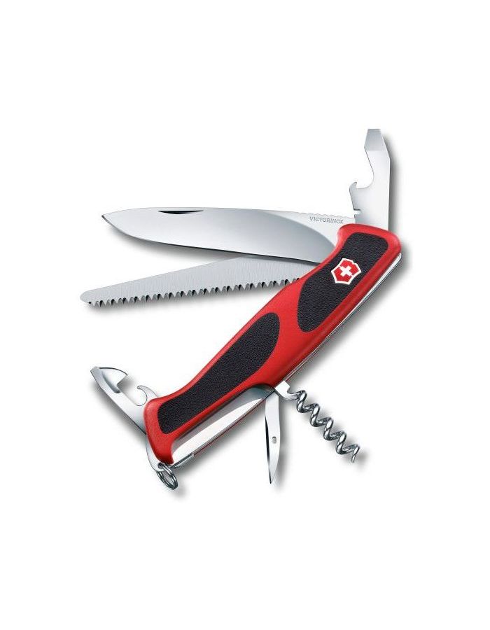 Нож Victorinox RangerGrip 55 0.9563.C нож victorinox rangergrip 53 130 мм 5 функций красный с черным
