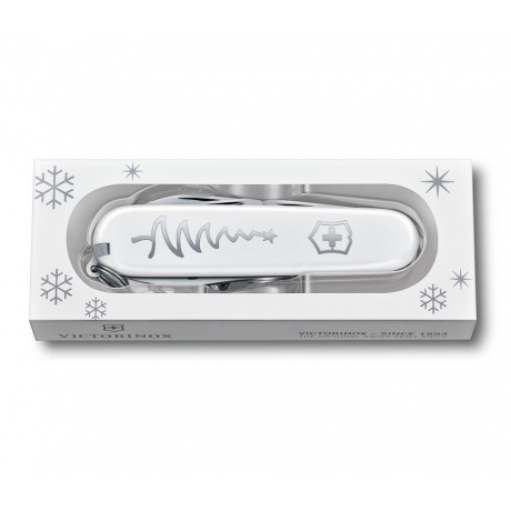 Нож Victorinox Sportsman LE 2018 White Christmas Special Edition 0.3804.77 - фото 3