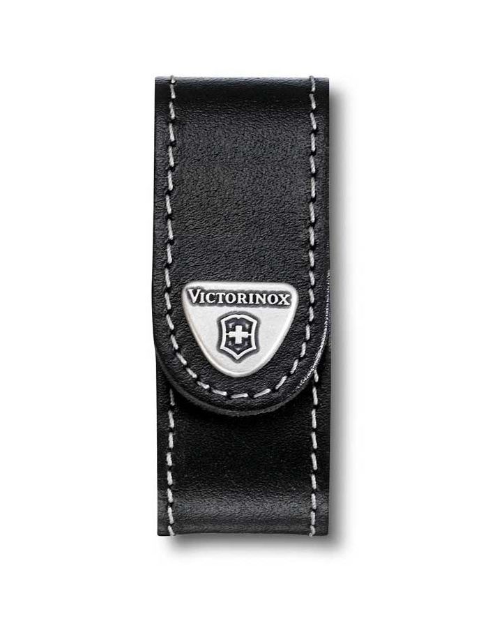 Чехол на ремень Victorinox для Nail Clip 580, на липучке, кожаный, чёрный чехол кожаный victorinox черный для ножей rangergrip 130 мм