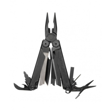 Мультитул Leatherman Wave Plus Black 832526 17 функций нейлоновый чехол 17113₽