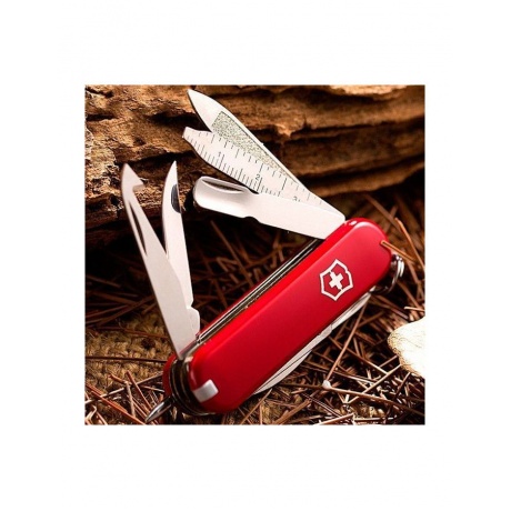 Нож-брелок Victorinox Classic MiniChamp, 58 мм, 16 функций, красный - фото 4