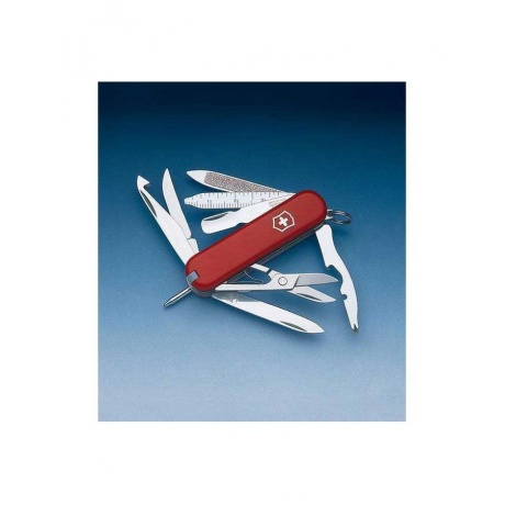 Нож-брелок Victorinox Classic MiniChamp, 58 мм, 16 функций, красный - фото 9