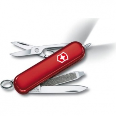

Нож-брелок Victorinox Classic Signature Lite, 58 мм, 7 функций, красный