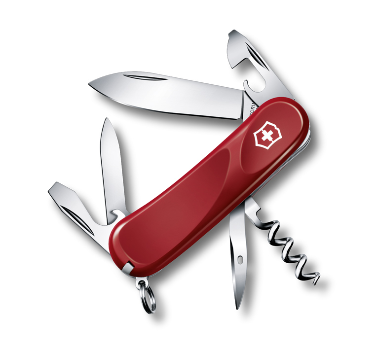 Нож Victorinox Evolution 10, 85 мм, 14 функций, красный от Kotofoto