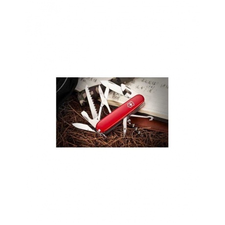Нож Victorinox Huntsman, 91 мм, 15 функций, красный - фото 6
