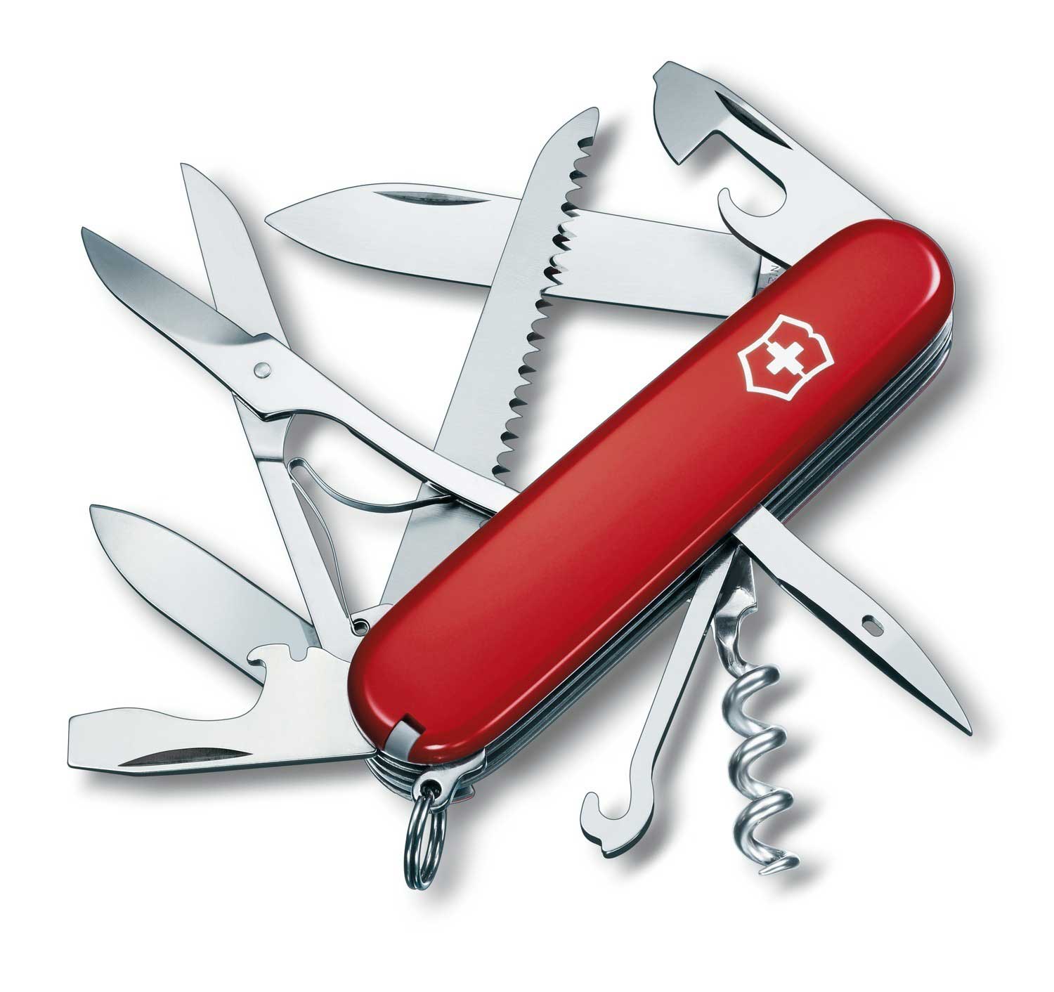Нож Victorinox Huntsman, 91 мм, 15 функций, красный подставка для ножей цвет черный wusthof knife blocks арт 7278 wus