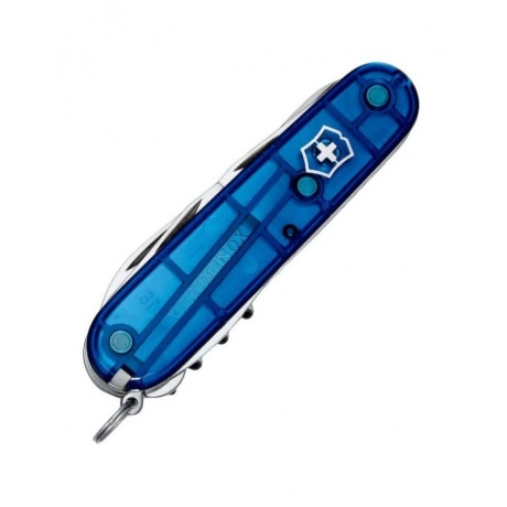 Нож Victorinox Huntsman, 91 мм, 15 функций, полупрозрачный синий - фото 2