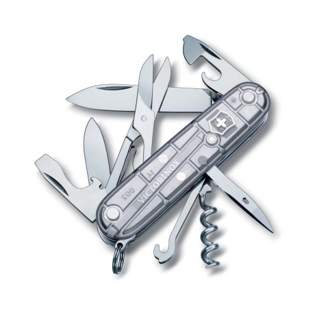 Нож Victorinox Climber, 91 мм, 14 функций, серебристый - фото 1