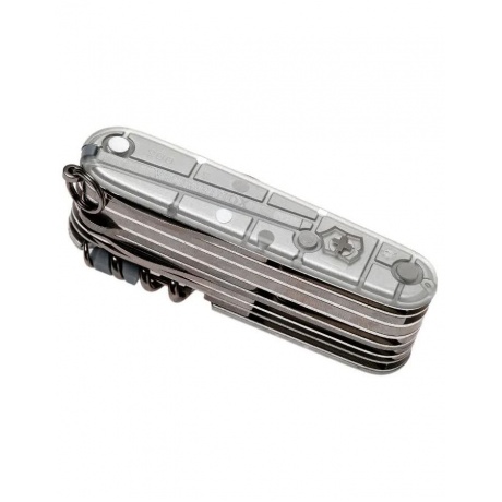 Нож Victorinox SwissChamp, 91 мм, 31 функция, полупрозрачный серебристый - фото 5