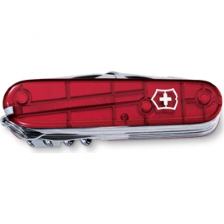 Нож Victorinox SwissChamp, 91 мм, 33 функции, полупрозрачный красный - фото 2