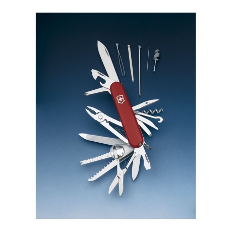 Нож Victorinox SwissChamp, 91 мм, 33 функции, красный 1.6795 - фото 13