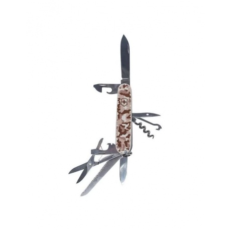 Нож Victorinox Huntsman, 91 мм, 15 функций, бежевый камуфляжный - фото 2