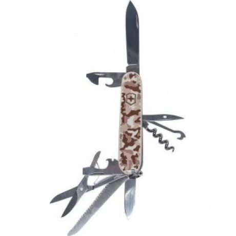 Нож Victorinox Huntsman, 91 мм, 15 функций, бежевый камуфляжный - фото 2
