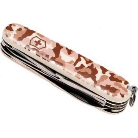 Нож Victorinox Huntsman, 91 мм, 15 функций, бежевый камуфляжный - фото 6