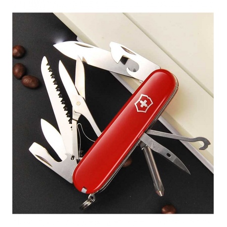 Нож Victorinox Fieldmaster, 91 мм, 15 функций, красный - фото 6