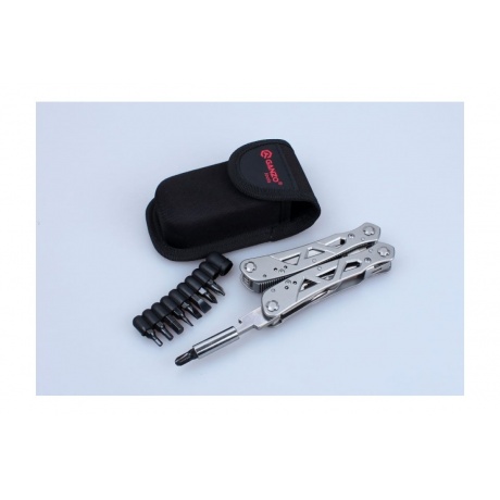 Мультитул Ganzo G112, 105 мм, 13 функций, нейлоновый чехол - фото 8