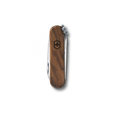 Нож-брелок Victorinox Classic SD, 58 мм, 5 функций, рукоять из орехового дерева - фото 3