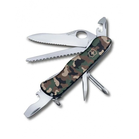 Нож Victorinox Trailmaster One Hand, 111 мм, 12 функций, камуфляжный - фото 1