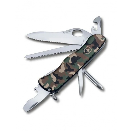 

Нож Victorinox Trailmaster One Hand, 111 мм, 12 функций, камуфляжный
