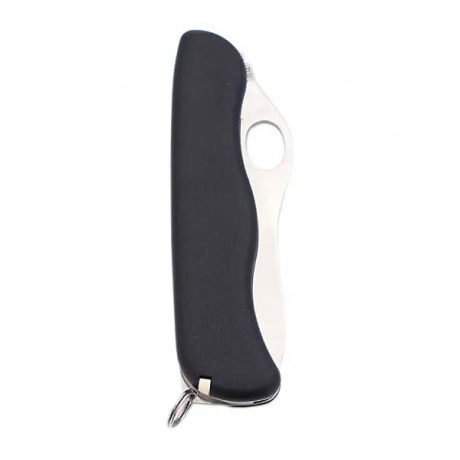 Нож Victorinox Sentinel One Hand, 111 мм, 4 функции, с фиксатором лезвия, черный - фото 4