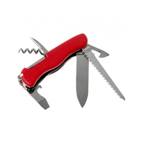 Нож Victorinox Forester, 111 мм, 12 функций, с фиксатором лезвия, красный - фото 3