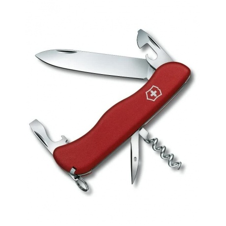 Нож Victorinox Picknicker, 111 мм, 11 функций, с фиксатором лезвия, красный - фото 1