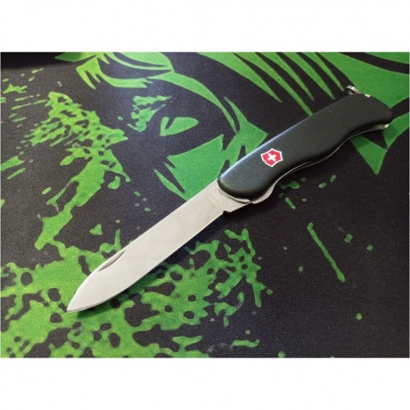 Нож Victorinox Sentinel, 111 мм, 4 функции, с фиксатором лезвия, черный - фото 3