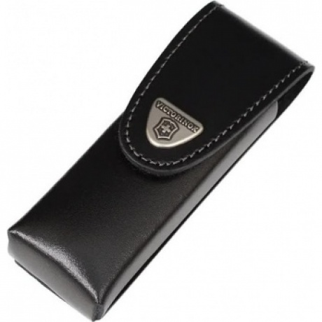 Чехол Victorinox для ножей 111 мм, до 3 уровней, на липучке, кожаный, черный - фото 2