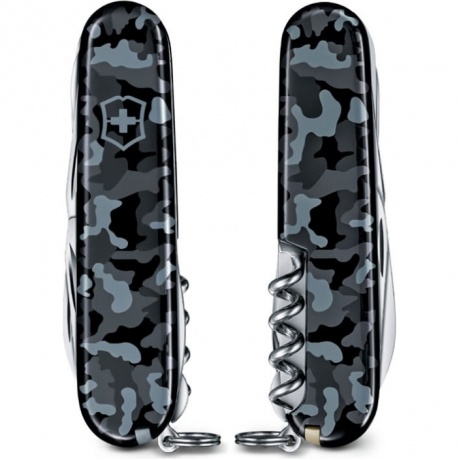 Нож Victorinox Huntsman, 91 мм, 15 функций, морской камуфляж - фото 2