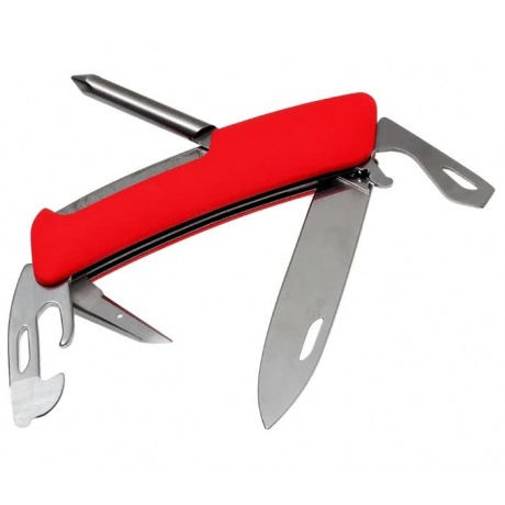 Швейцарский нож SWIZA D04 Standard, 95 мм, 11 функций, красный (блистер) - фото 2