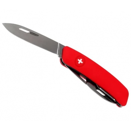 Швейцарский нож SWIZA D04 Standard, 95 мм, 11 функций, красный (блистер) - фото 3