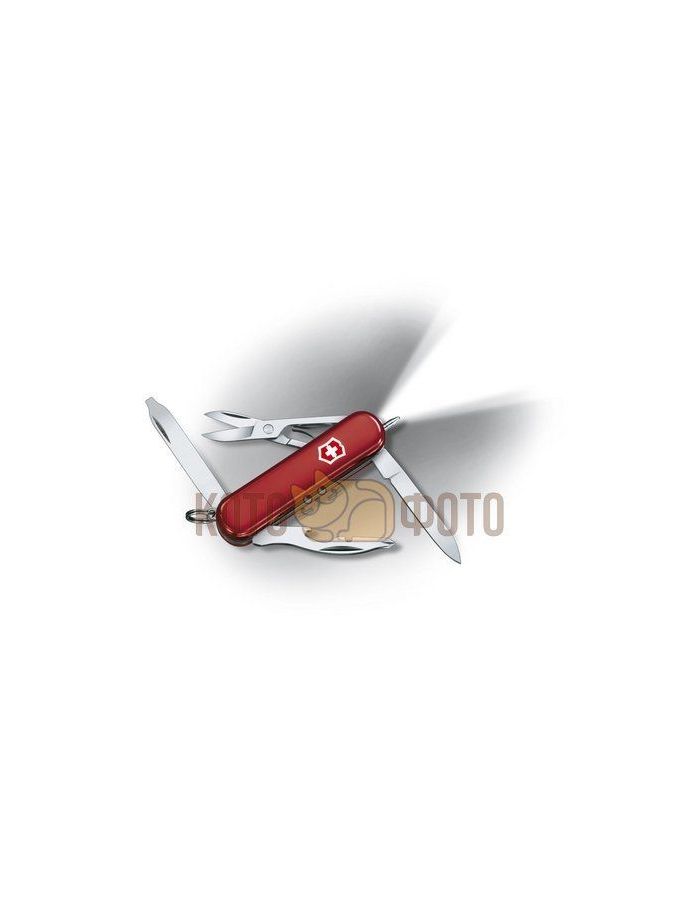 цена Нож Victorinox Midnite Manager 0 6366 58мм 10 функц красный