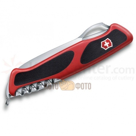 Нож Victorinox RangerGrip 78 0 9663 MC 130мм 12 функц красно-чёрный - фото 2