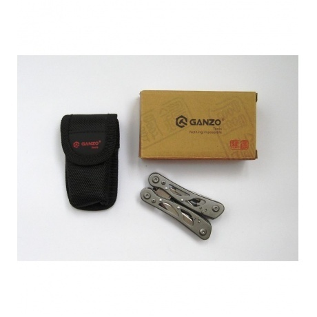 Мультитул Ganzo G104S, 72 мм, 11 функций, нейлоновый чехол - фото 6