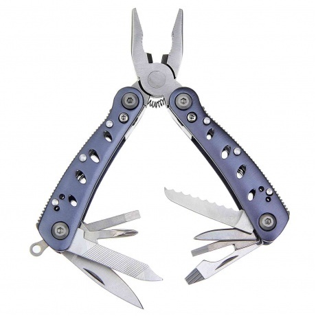 Мультитул Ganzo G2019S, 72 мм, 11 функций, нейлоновый чехол - фото 1