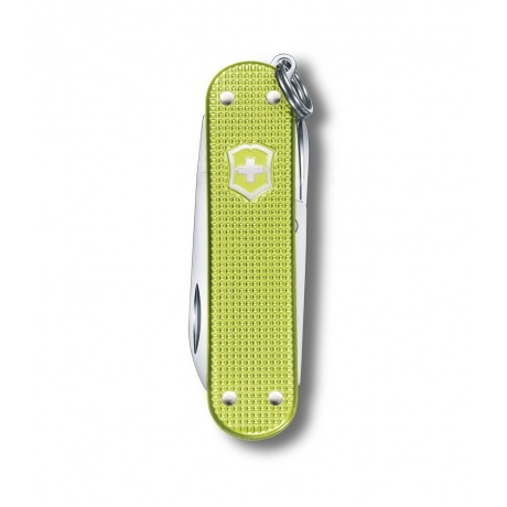 Нож-брелок Victorinox Classic SD Alox Colors, 58 мм, 5 функций, &quot;Lime Twist&quot; - фото 2