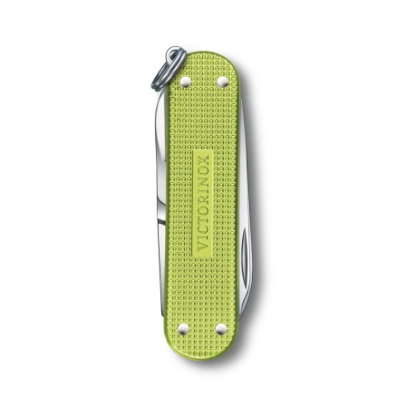 Нож-брелок Victorinox Classic SD Alox Colors, 58 мм, 5 функций, &quot;Lime Twist&quot; - фото 3