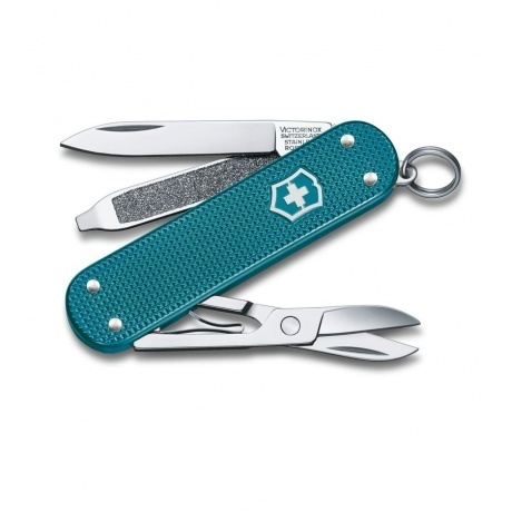 

Нож-брелок Victorinox Classic SD Alox Colors, 58 мм, 5 функций, "Wild Jungle"