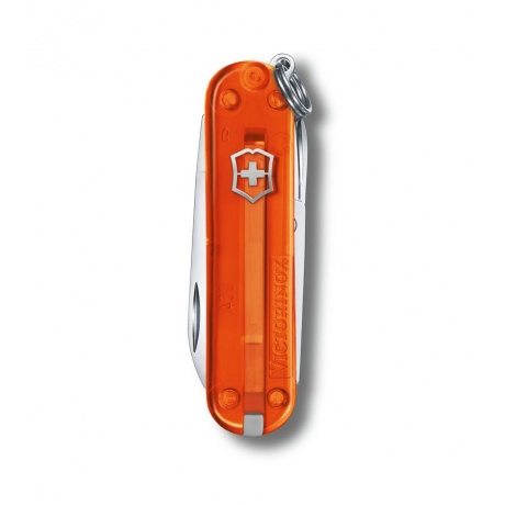 Нож-брелок Victorinox Classic SD Colors, 58 мм, 7 функций, &quot;Fire Opal&quot; - фото 2